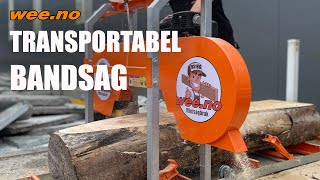 Transportabel bandsag RS18G [upl. by Aslehc434]