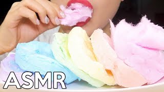 ASMR COTTON CANDY 솜사탕 먹방☁️Fluffy Soft Sounds [upl. by Patrizius600]