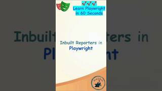 Playwright Tutorial  In Built Reporters  List Line Dot HTMLBlob Json Junit Github Reporters [upl. by Solon138]