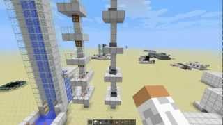 Tutorial Minecraft 7  Elevadores Alternativos Porcos Carrinhos Água [upl. by Mou]