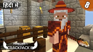 8 Crackpack III  Wizard Tower Activating Mana Pool  Minecraft Crackpack 3 Java  in Hindi [upl. by Chari]