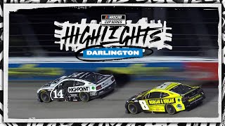 Chase Briscoe fends off Kyle Busch to win clinch playoff spot at Darlington  NASCAR [upl. by Haym321]