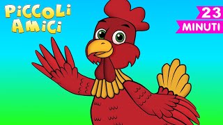 La Gallinella Rossa Canzone Italiana  Canzoni per Bambini con Piccoli Amici [upl. by Drofliw]