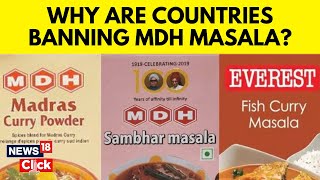 MDH Masala News  After Singapore Hong Kong Bans Everest Fish Curry Masala MDH Spices  N18V [upl. by Isbel]