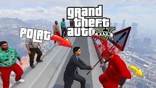 POLAT ALEMDAR İLE UÇAKTAN RECEP ATMA  GTA 5 MODLARI [upl. by Knowle]