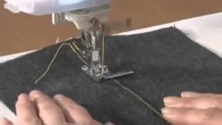 Brother Domestic Sewing Machine Stitch Guide Foot Tutorial [upl. by Navonod]