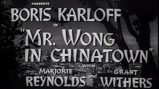 Mr Wong in Chinatown 1939 Crime Mystery [upl. by Mide]