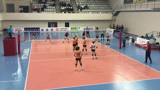 GALATASARAY amp VAKIFBANK YILDIZ KIZ VOLEYBOL MAÇI İLK SET [upl. by Martie843]