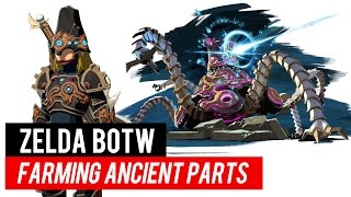 Zelda BOTW FARMING ANCIENT PARTS  Dem Boyz Gaming [upl. by Sibyl]