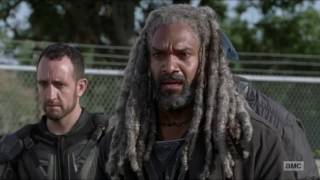 The Walking Dead 7x13 Morgan Kills Richard [upl. by Atteiram16]