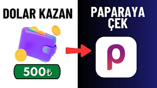 DOLAR KAZAN PAPAPA İLE ÖDEME AL 🤑 Para Kazandıran Uygulamalar 2024 [upl. by Iggam]