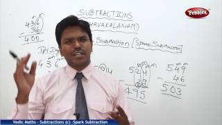 Vyavakalanam Spark Subtraction Speed Maths  Vedic Mathematics [upl. by Ailee799]