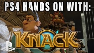 PS4 at Gamescom Hands on with Knack  New Gameplay [upl. by Ifen]