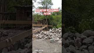 Pembesian Rumah 9x13m music ambient aesthetic rain shortvideo automobile nature subscribe [upl. by Valentino]