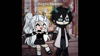 MY ALIGHT MOTION IS NOT ALIGHTING 😭🙏  ft w my beloved friend 🫶 \\ Cr to original  gacha [upl. by Hatokad]