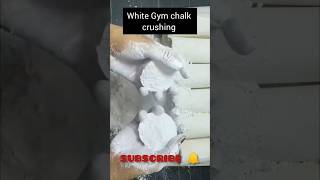 Giant School chalk crush  ASMR GYMCHALK CRUSHING ASMRgymchalkIndonesia gymchalk asmr [upl. by Ebeohp]