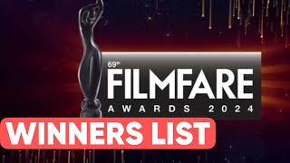 Filmfare Awards  Full Winners List  Best Film Best Actor Best Director  Bollywood Latest Update [upl. by Keg]