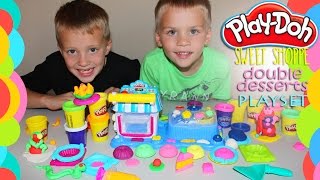 Play Doh Sweet Shoppe Double Desserts Play Time [upl. by Fishback]