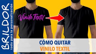 Cómo quitar vinilo textil [upl. by Mills381]