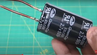 Spot welder using 500F super capacitor ultra super capacitor as spot welder [upl. by Heyes436]