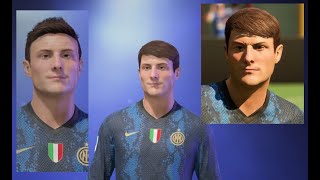 FIFA 22  Virtual Pro Clubs Lookalike Javier Zanetti ICON  Inter MilanArgentina Legend [upl. by Trauner427]