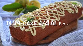 Plumcake quattro quarti al limone sofficissimo [upl. by Atekal369]