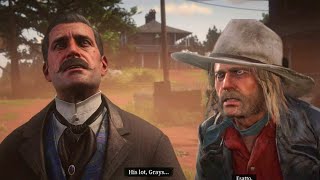 RDR2  Dialogue between Micah Bell and Trelawny deleted content [upl. by Leifeste14]