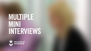 Multiple Mini Interviews at the University of Sunderland [upl. by Thomson]