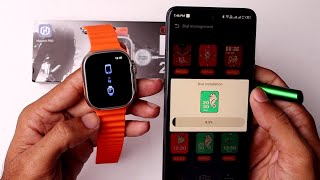 How To Connect T900 Ultra Smart Watch To Android Phone [upl. by Bently]