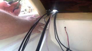 Steves Boston Whaler Restoration Part 15  Deck and Cabling [upl. by Ssidnak]