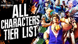 Street Fighter 6 Tier List  Best SF6 Fighters Ranked S Tier to C Tier Characters [upl. by Nnaecarg]