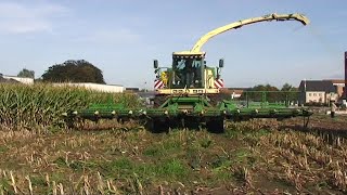 Maïs 2008 Creëlle aan het hakselen met de Krone 1000 met 14 rijerVredo Vt 3936Fendt 930Dezeure [upl. by Ottinger203]