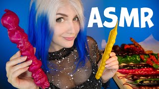 ASMR 🍬 EATING CHURCHKHELA 🍡 АСМР ИТИНГ ЧУРЧХЕЛА  Mukbang \ Мукбанг [upl. by Enait473]