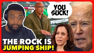 Dwayne quotThe Rockquot SLAMS Joe and Kamala and REFUSES To ENDORSE Them in 2024 [upl. by Aliekat]