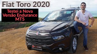 TESTAMOS O FIAT TORO 2020 VERSÃO ENDURANCE 18 MANUAL  Top Speed [upl. by Naivaf]