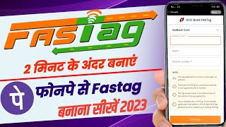 FASTag Registration Process PhonePe se FASTag Kaise Banaye How To Apply FASTag Online PhonePe [upl. by Trebla143]