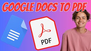 How to Convert Google Docs to PDF [upl. by Ardnekan]