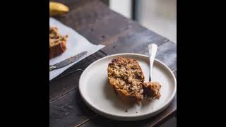 TAHINI CHOCOLATE CHIP BANANA BREAD [upl. by Westfahl110]