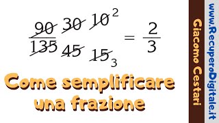 07 riduzione ai minimi termini [upl. by Tulley112]