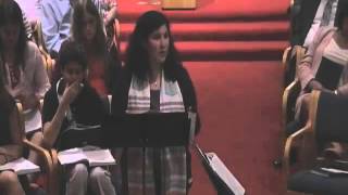 Shabbat sermon Rabbi Katie Bauman Sept 12 2014 [upl. by Awjan]