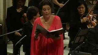 INESSA GALANTE red dress  NATHALIE STUTZMANN  Part 2 of 2 End of 2nd Symph Mahler Info [upl. by Orthman]