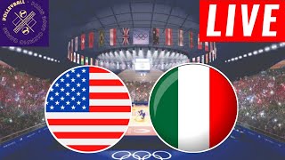 Usa Women vs Italy Women Volleyball Live Score  THE FINAL  Olympics Games Paris 2024 [upl. by Chiang784]