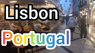 Lisbon Portugal street walk I Lisbon Street walk I Portugal street walk I Lisbon vlog [upl. by Sakram]