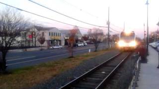 Riverline Light Rail approaching Palmyra Station [upl. by Elicul]