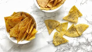 Homemade Flavored Tortilla Chips [upl. by Annelg]