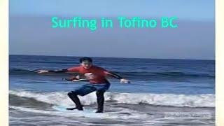 Surfing in Tofino BC  Beginners Lesson shorts [upl. by Dunham996]