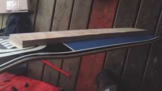 How to build a home made snow skate  nonedited footage LOOOOONG and boring [upl. by Arte]