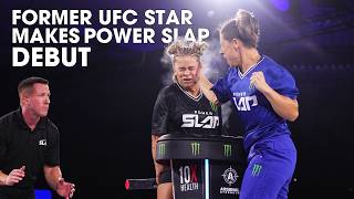 Former UFC Star Makes A Statement  Paige VanZant vs Christine Wolmarans  Power Slap 8  Full Match [upl. by Gnouhk861]