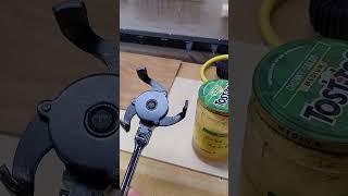 Open Jar with Oil Filter Wrench tools toolhacks hacks [upl. by Ziguard868]