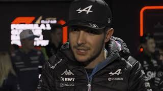 Esteban Ocon FP2 Interview  2024 Bahrain Grand Prix [upl. by Emearg]